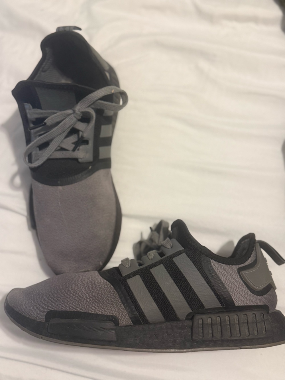 adidas Grey and Black NMD Runner Sneakers